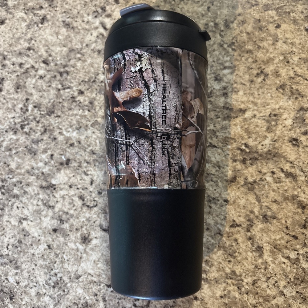 Bubba Realtree Xtra Camouflage Travel Tumbler Mug 18 Oz Black Insulated Plastic